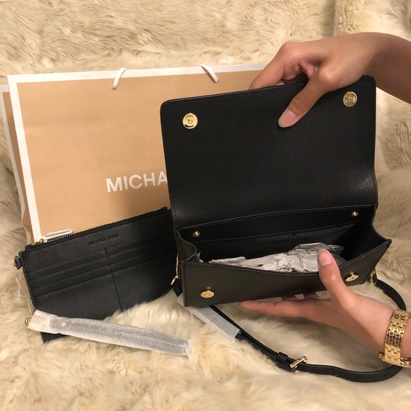 Michael Kors 3-in-1 Crossbody with Removable Pouch - Picture 9 of 10